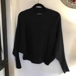 Zara Ribbed Dolman Sleeve Sweater